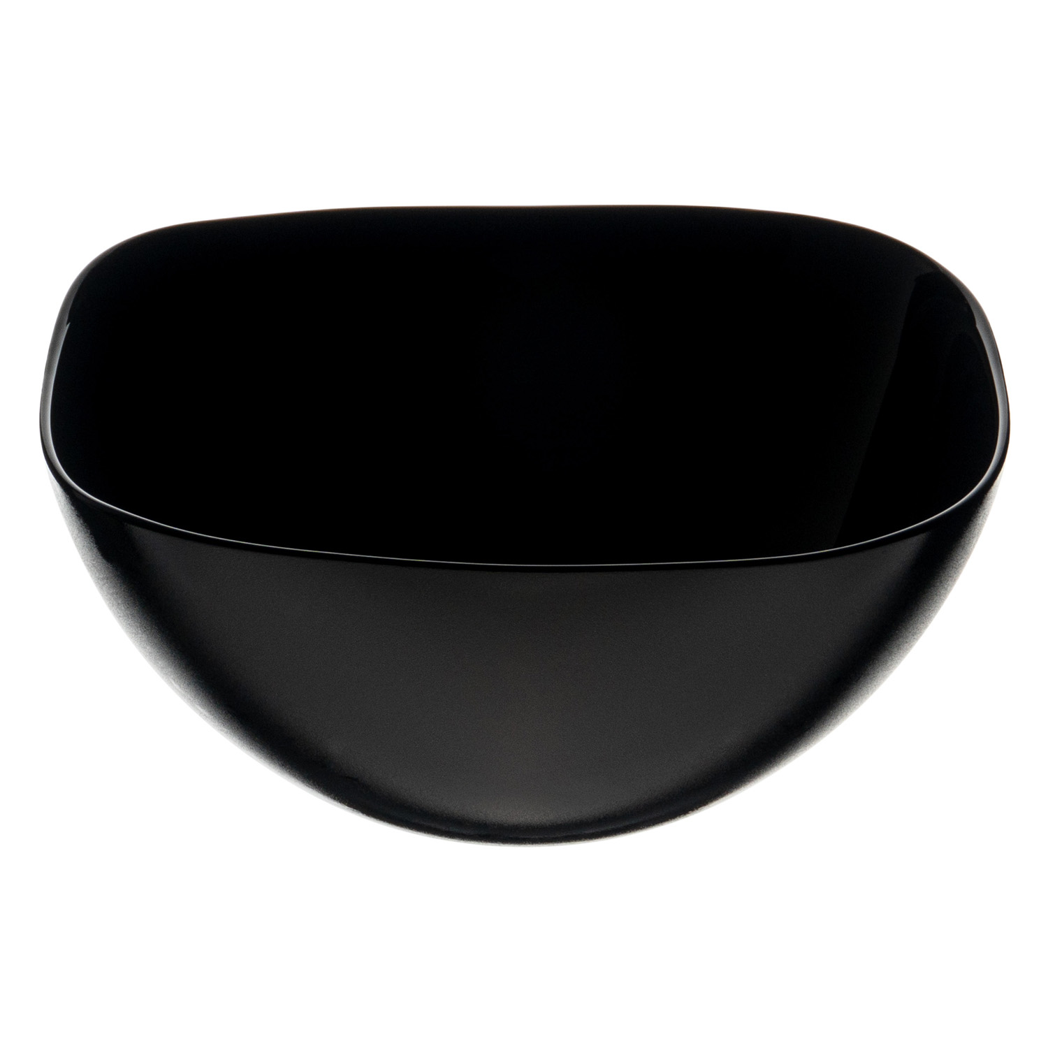 Салатник квадр. 140*140 мм. 500 мл. h=60  мм. Эволюшн Блэк /6/24/1440/