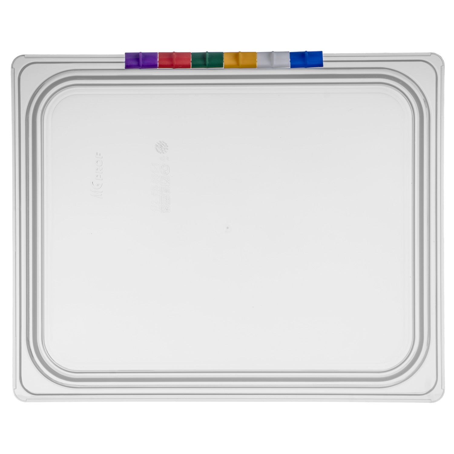 Крышка для гастроем. 1/2 п/п прозрачная MGprof /1/8/