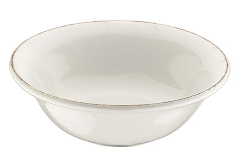 Салатник d=180 мм. 700 мл. h=66 мм. Ретро коричневый край, форма Гурмэ Bonna /1/12/816/ ВДОХНОВЕНИЕ