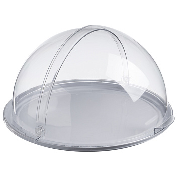 Поднос сервировочный d=38,5 см. поликарбонат, белый, с крышкой Roll-Top GP /1/ ВДОХНОВЕНИЕ