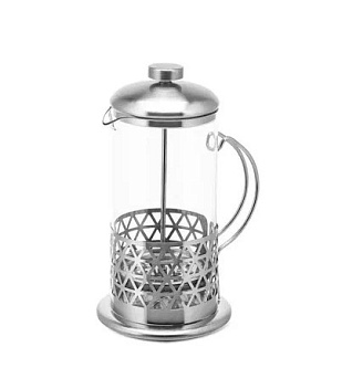 Френч-пресс  600 мл. нерж. Термостекло /1/40/ Френч-пресс  600 мл. нерж. Термостекло /1/40/