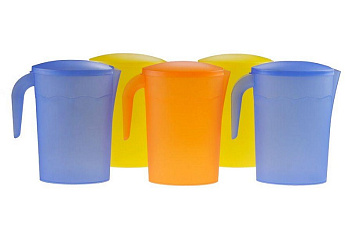 Кувшин 2,0 л. 150*100 мм. h=215 мм. пластик. с крышкой /1/40/ Кувшин 2,0 л. 150*100 мм. h=215 мм. пластик. с крышкой /1/40/