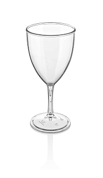 Бокал для вина 280 мл. d=80 мм. h=175 мм. поликарбонат, прозрачн. Классик GP /1/50/
