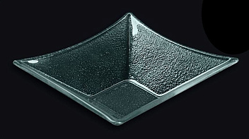 Салатник квадр. 130*130 мм. h=35 мм. прозр. стекло 3D /1/16/ Салатник квадр. 130*130 мм. h=35 мм. прозр. стекло 3D /1/16/