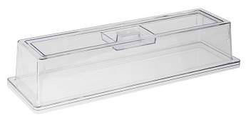 Крышка GN2/4 53*16,2 см. h=10,5 см. поликарбонат, прозрачная APS /1/