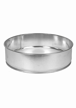 Сито d=270 мм. нерж. размер ячейки 1*1 мм. /1/15/ Сито d=270 мм. нерж. размер ячейки 1*1 мм. /1/15/