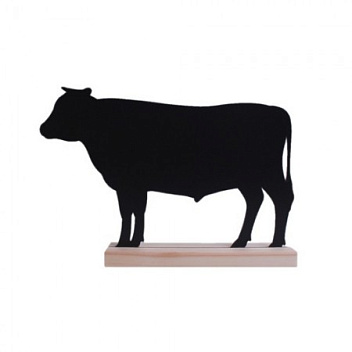 Табличка 296*199*40 мм. меловая Бык тейбл тент на дерев. подставке /1/ Табличка 296*199*40 мм. меловая Бык тейбл тент на дерев. подставке /1/