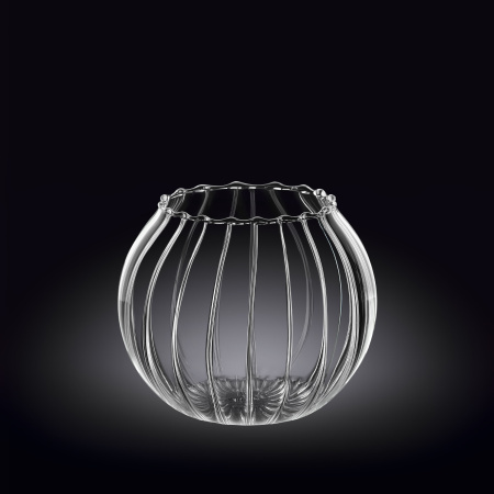 Ваза для цветов d=120 мм. h=100 мм. Термостекло Wilmax  /1/36/